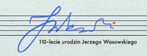logotyp jubileuszowy Fundacji Wasowskich