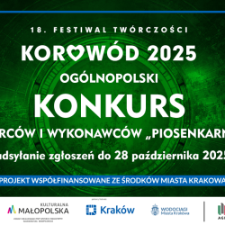 BANNER INFORMUJĄCY O KONKURSIE MUZYCZNYM